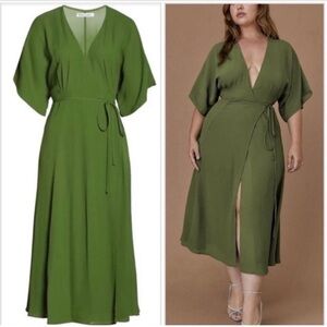 SALE Reformation NWOT Karen Dress in Moss | Size S